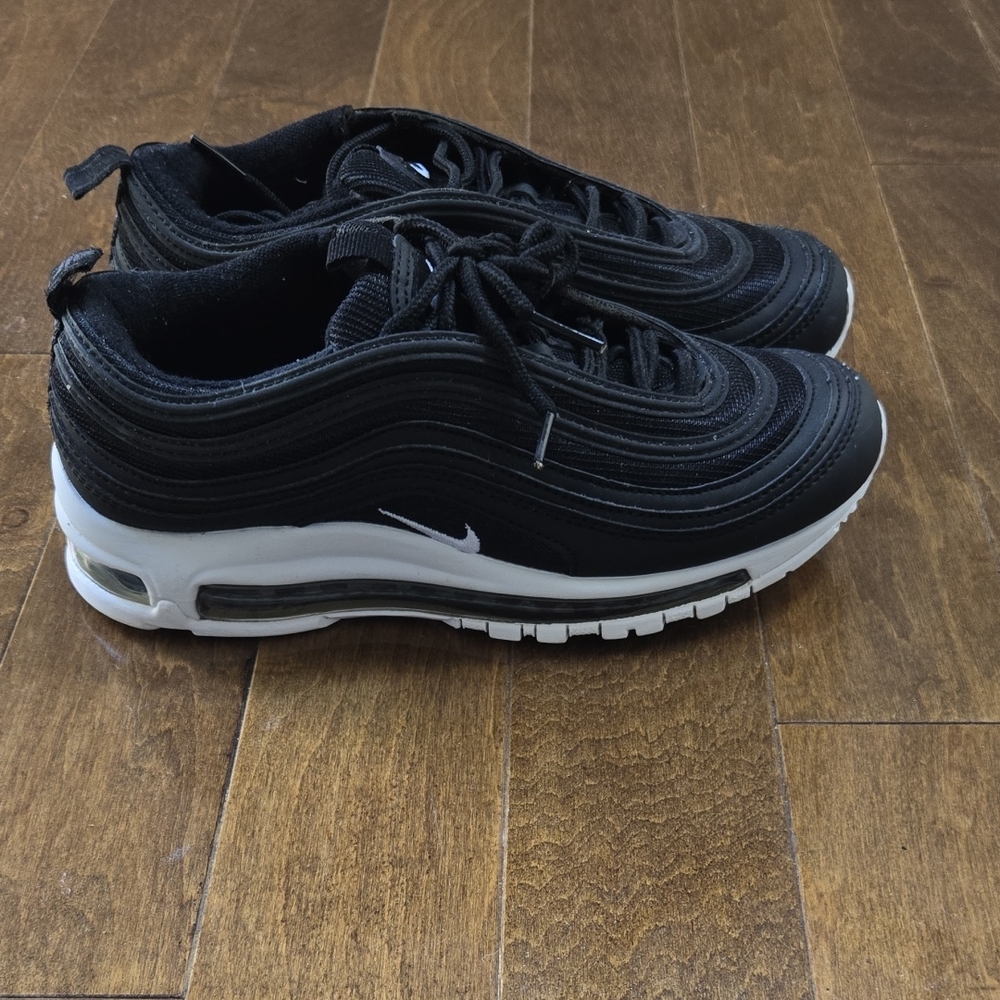 Nike Air Max 97 Black and White Sneakers Size 6.5